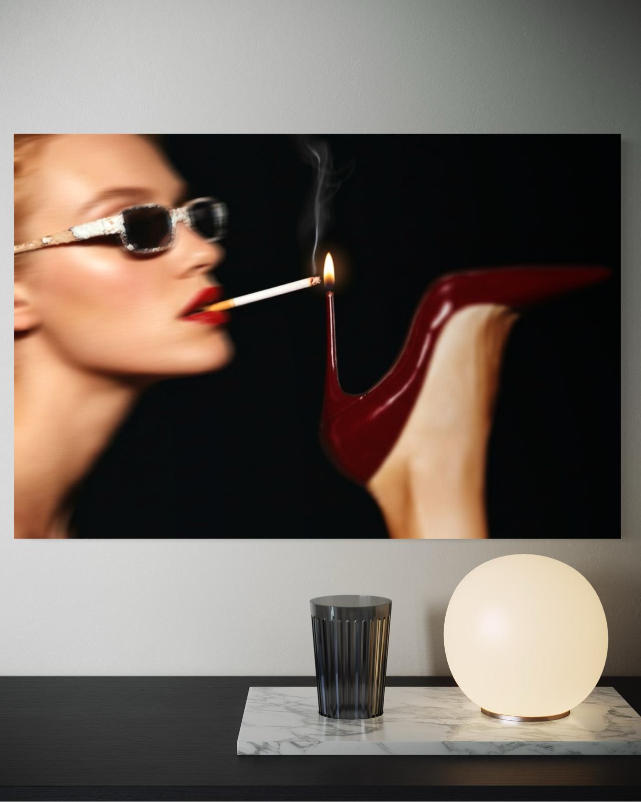 SOLD Ignition Ritual Sarah K on canvas - one of a kind